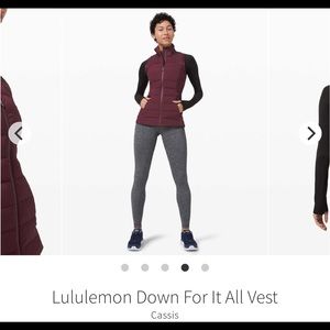 Lululemon Down For It All Vest